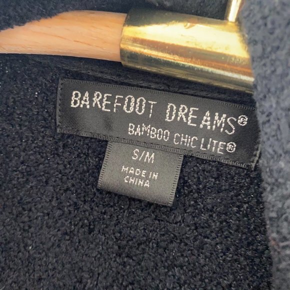 BAREFOOT DREAMS bamboo Chic lite Calypso Open Waterfall Cardigan S/M Cozy Cabin - Picture 4 of 10